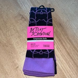 Betsey Johnson compression socks